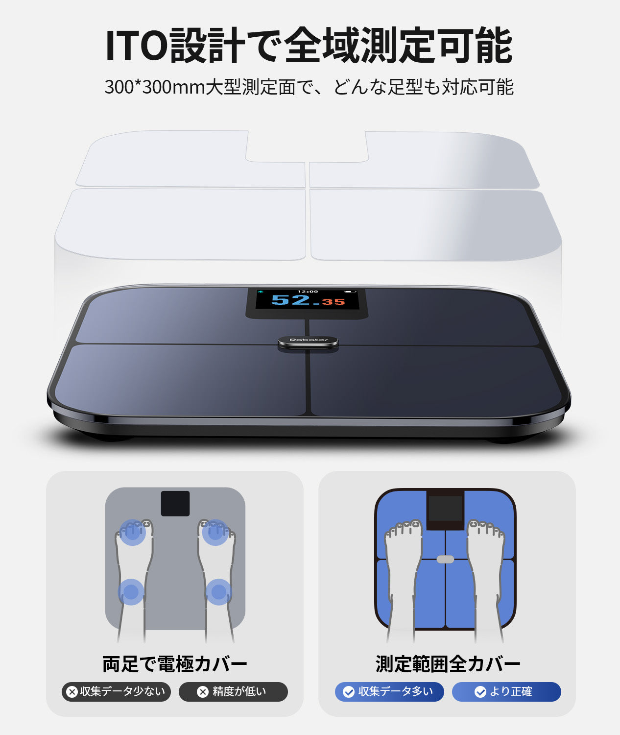 体重計CF588BLEブラック Bluetooth対応 体組成計
